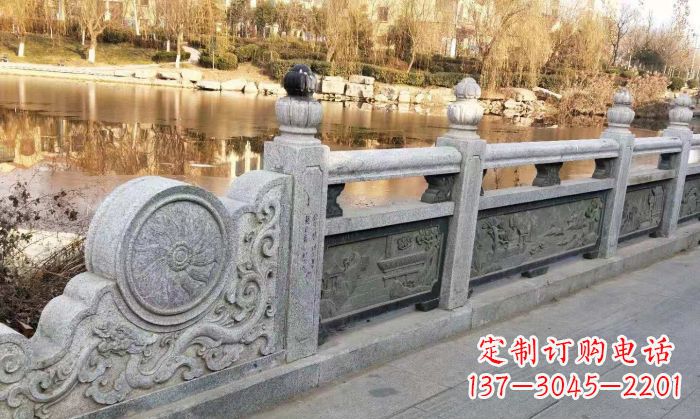 南阳园林景观大理石栏板石雕 (10)