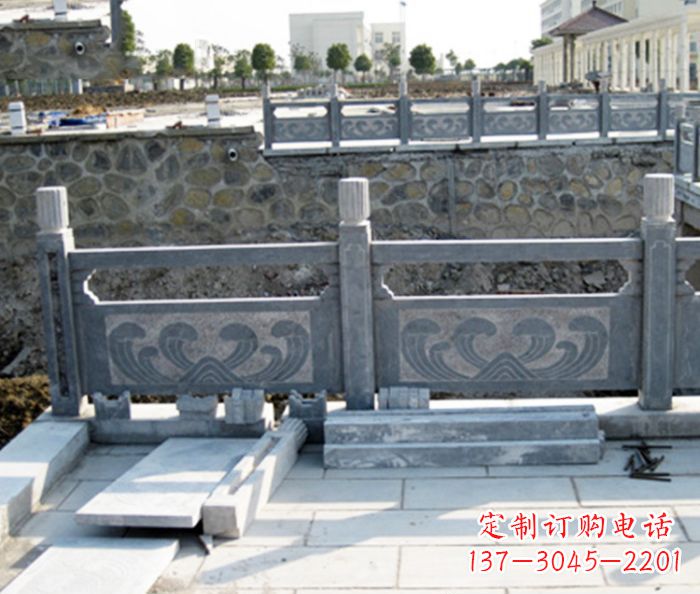 南阳园林景观大理石栏板石雕 (11)