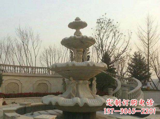 南阳园林景观大型喷泉石雕 (2)
