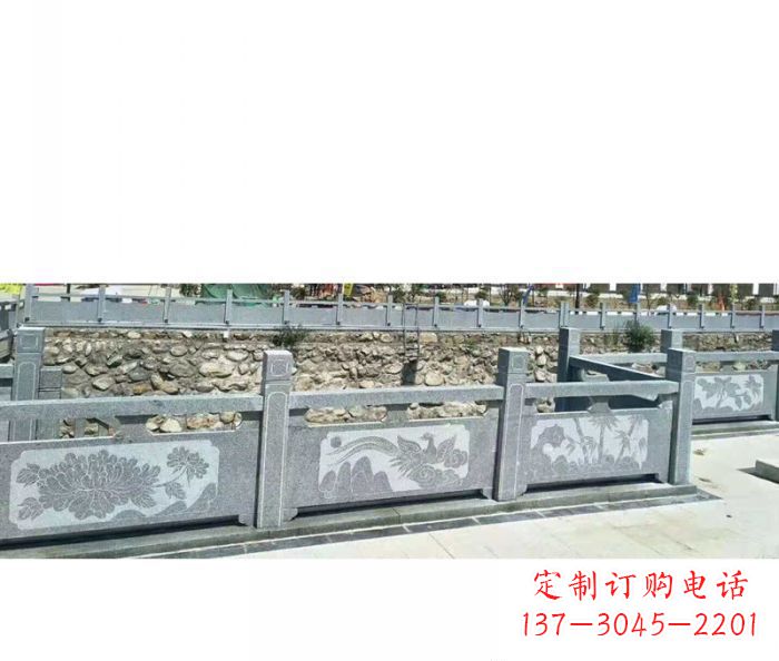南阳园林景观仿古石雕栏板 (5)