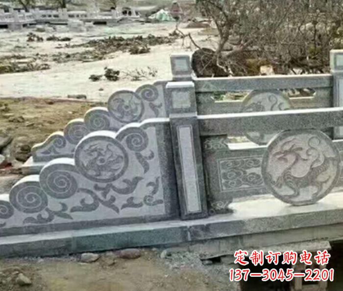 南阳园林景观仿古石雕栏板 (10)