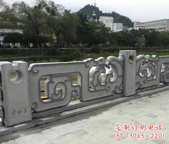 南阳园林景观仿古石雕栏板_1