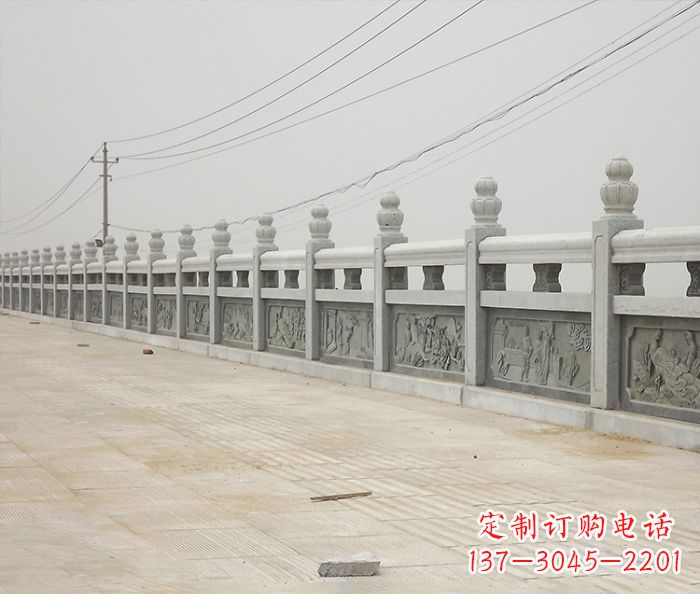 南阳园林景观仿古石雕栏板_2