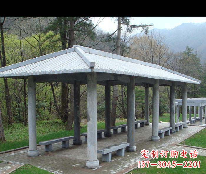 南阳园林景观仿古石雕长廊