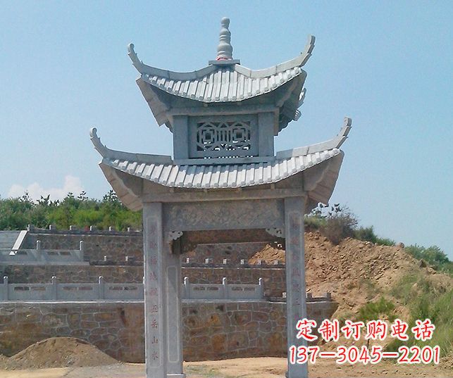 南阳园林景观仿古石雕凉亭