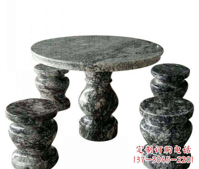 南阳园林景观圆形石桌凳