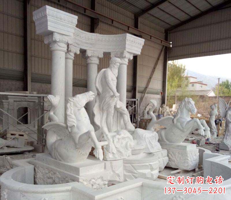 南阳园林欧式喷泉景观石雕
