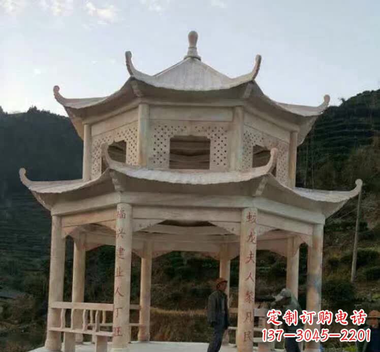 南阳园林石雕凉亭