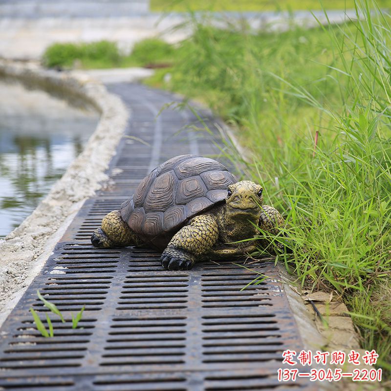 南阳园林水景动物仿真乌龟雕塑