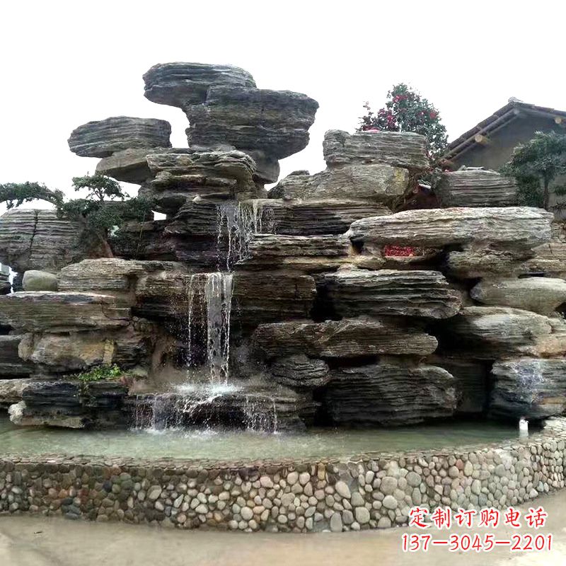 南阳园林塑石假山流水