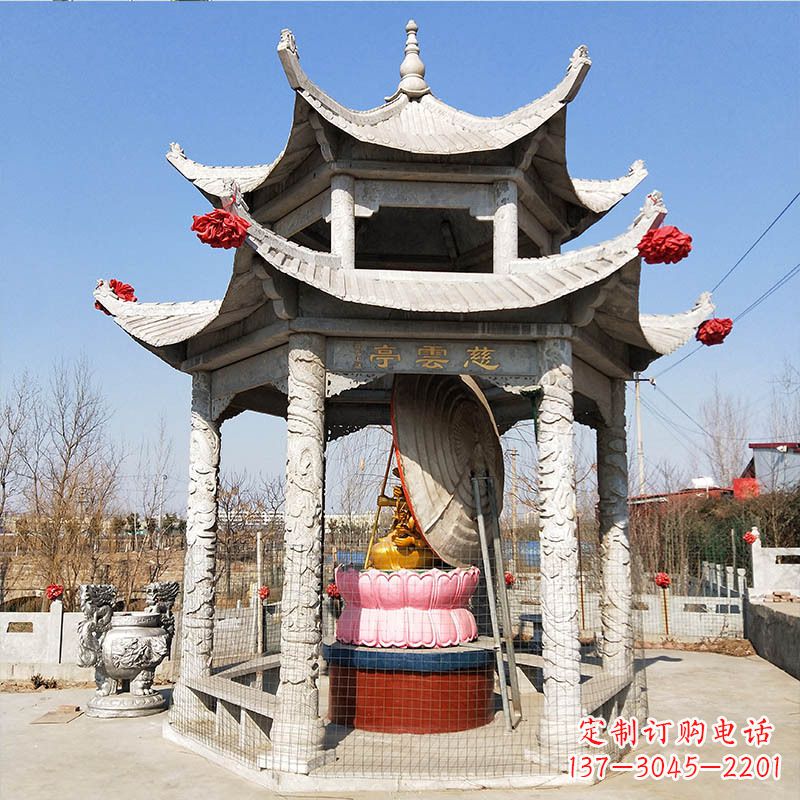 南阳园林亭子双层凉亭