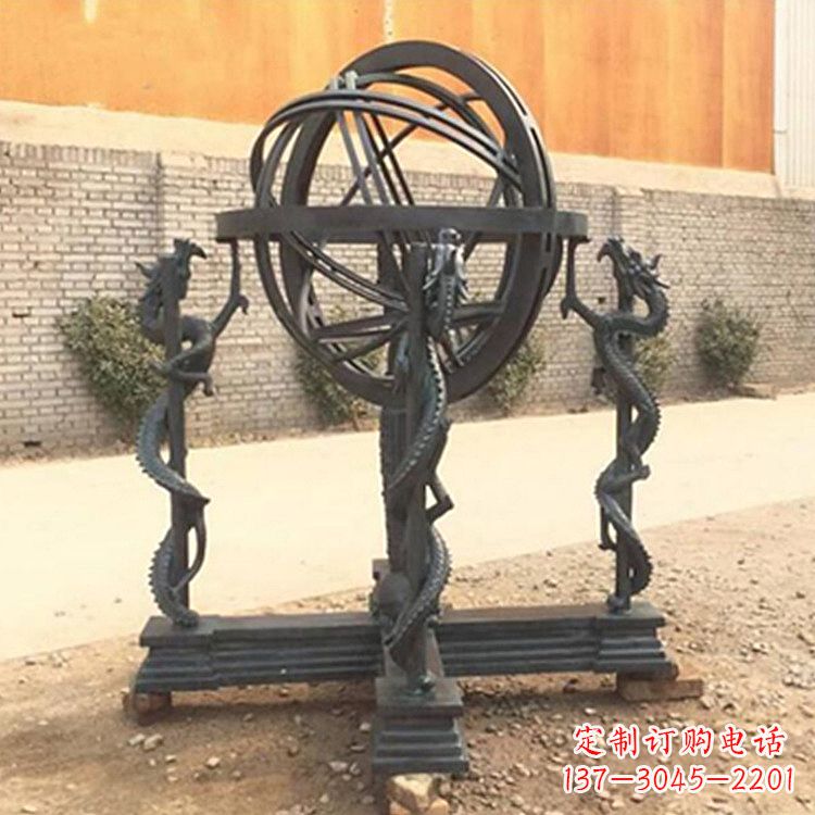 南阳张衡天体仪浑天仪雕塑摆件