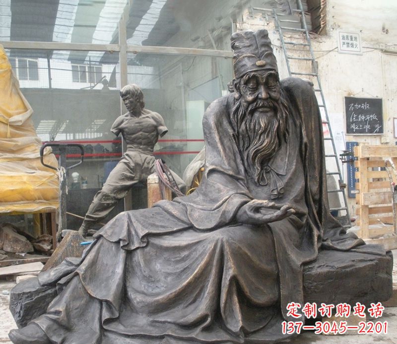 南阳张仲景铜雕