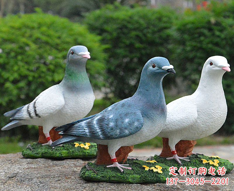 南阳长春和平鸽雕塑