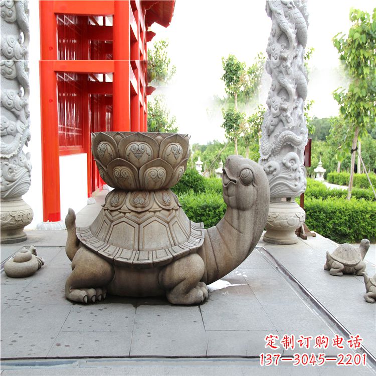 南阳长寿龟乌龟石雕