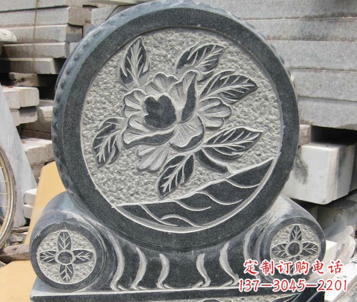 南阳招财抱鼓石仿古石门墩