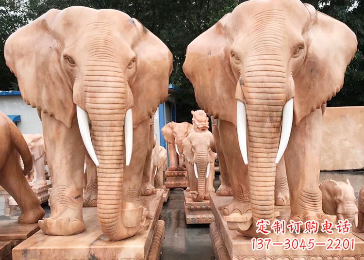 南阳招财大象石雕