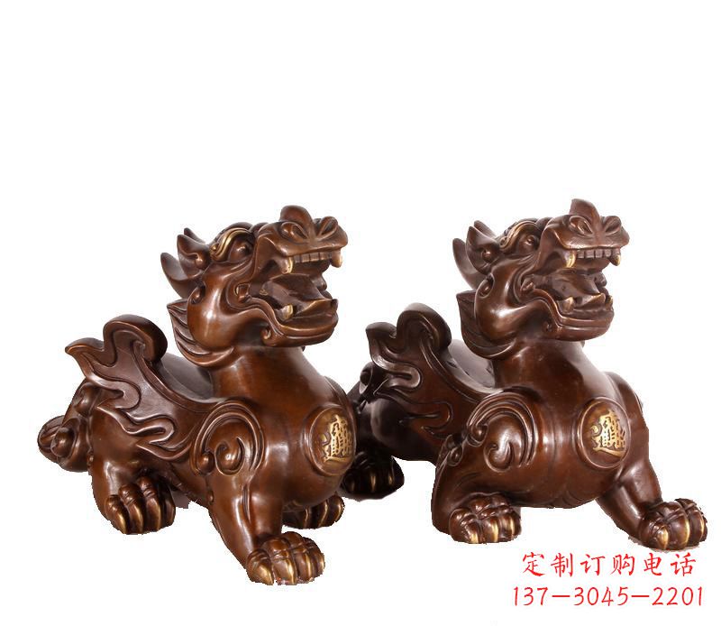 南阳招财进宝貔貅铜雕