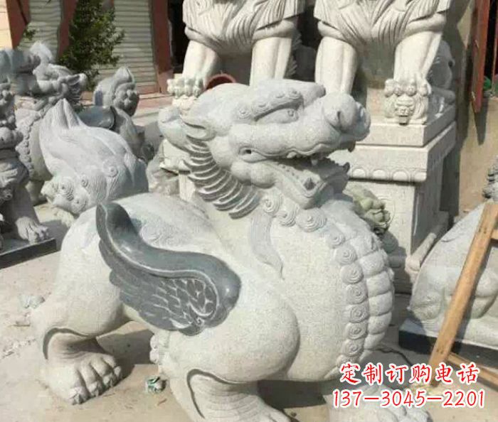 南阳招财神兽仿古貔貅石雕