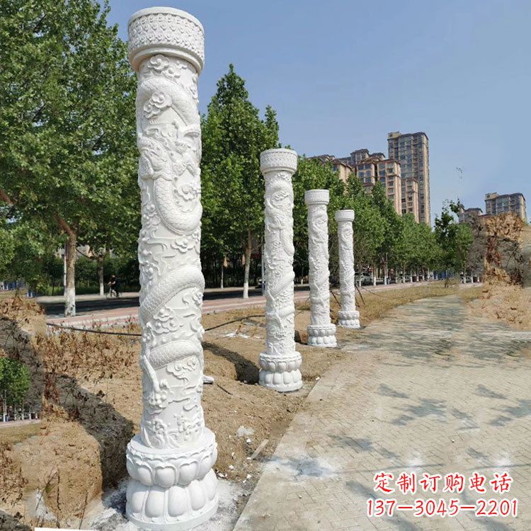 南阳中国龙柱雕刻
