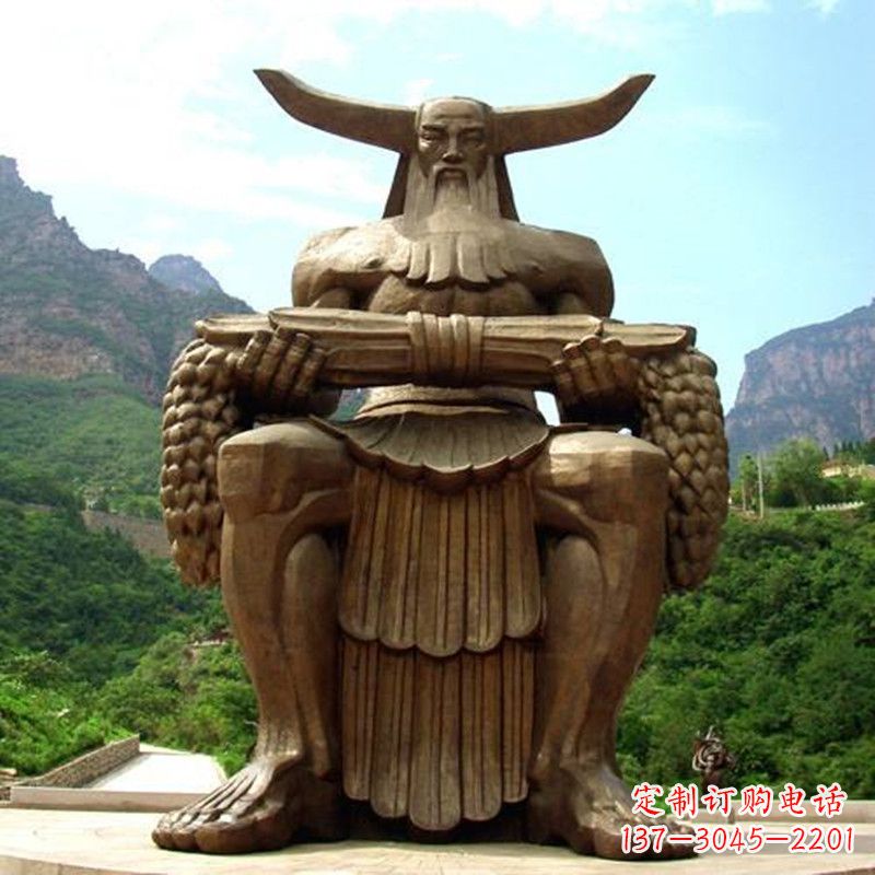南阳中华民族人文初祖五榖神农大帝大型景观雕塑