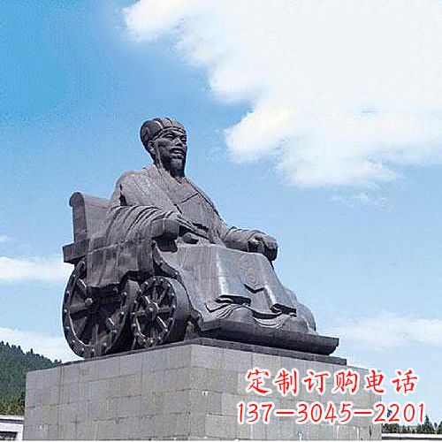 南阳诸葛亮雕像-三国著名人物历史名人雕塑