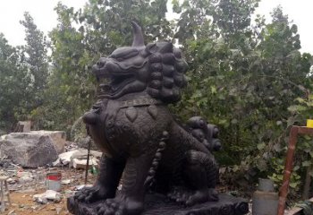 南阳獬豸铸铜雕塑