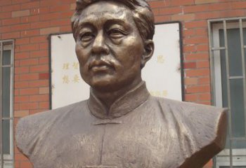 南阳徐悲鸿胸像铜雕 