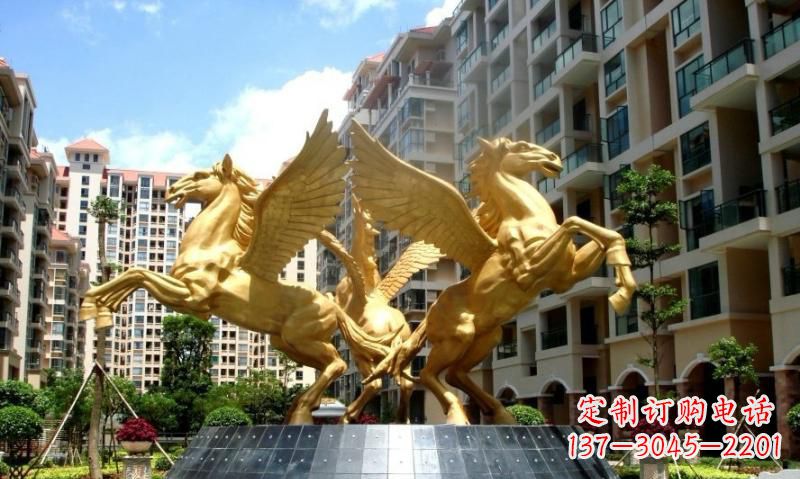 南阳铸铜飞马雕塑