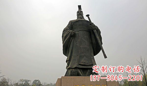 南阳铸铜刘邦雕塑