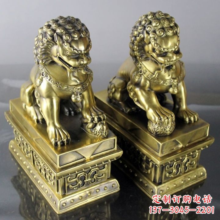 南阳铸铜天安门狮子雕塑