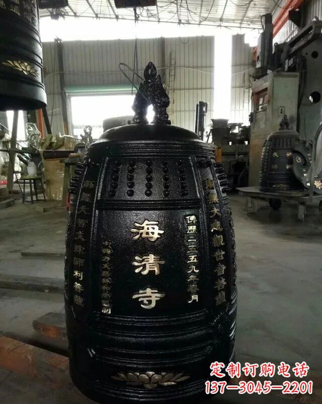 南阳宗教庙宇铸铜钟