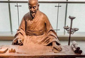 南阳祖冲之圆周率情景小品雕塑-中国古代数学家著名历史人物